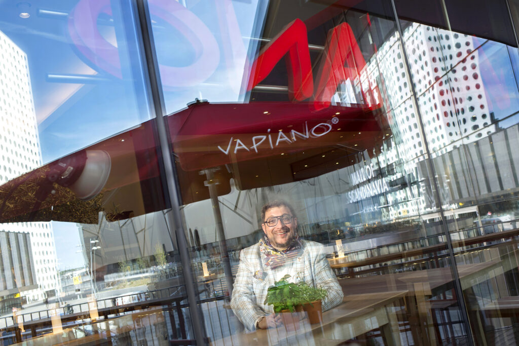 STOCKHOLM, SWEDEN - MAY13, 2016: Portrait series/Interview Mario C. Bauer, CEO Vapiano Franchising, Mall of Skandinavia