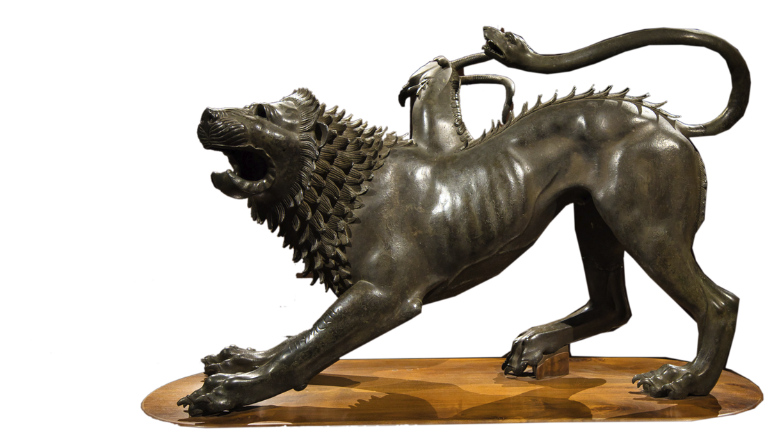 The Chimera of Arezzo, Etruscan bronze